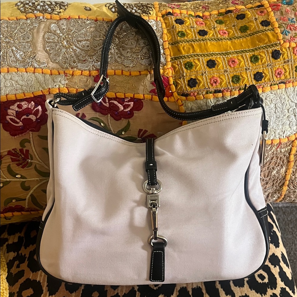 Coach Cream and Black Women's Bag